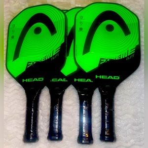 NWT* 4 Head Extreme Elite Paddle Bundle Polymer Core & Comfort Grip MSRP $450